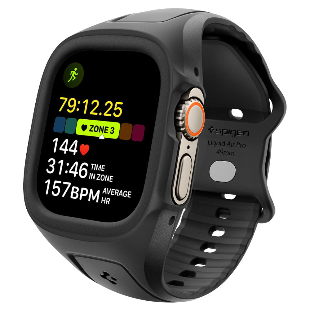 Spigen Liquid Air Pro deksel for Apple Watch Ultra Series, svart ACS05463