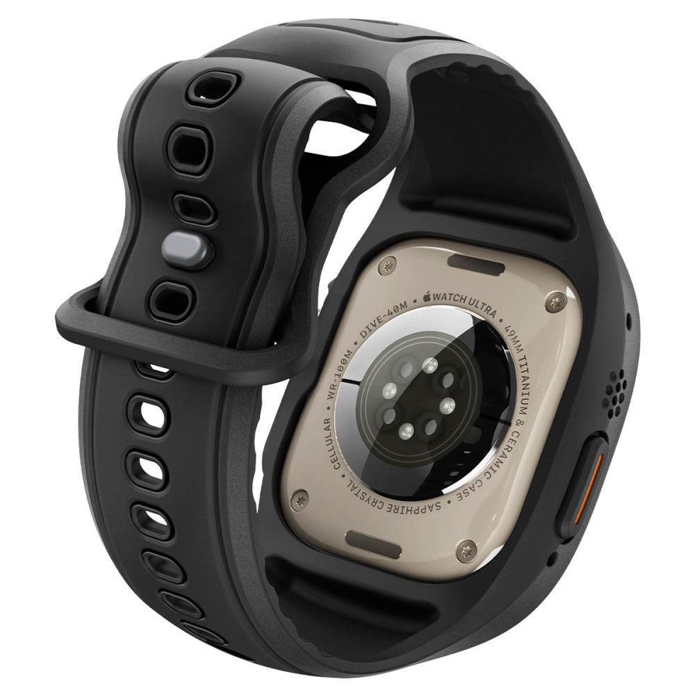 Spigen Liquid Air Pro deksel med skjermbeskytter for Apple Watch Ultra Series, matt svart ACS11416