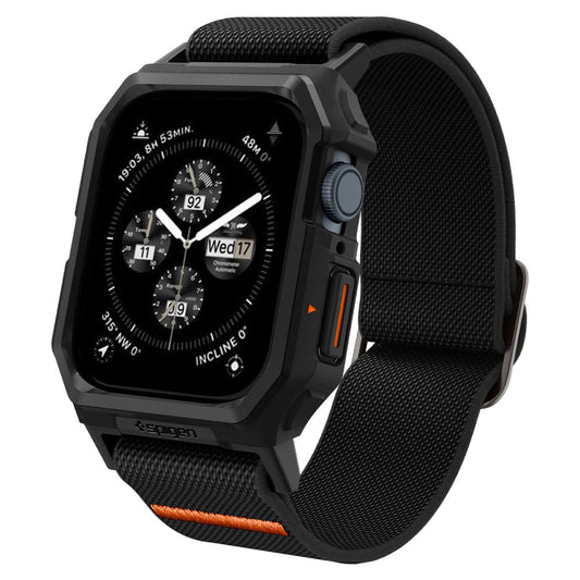 Spigen Lite Fit Pro deksel for Apple Watch 44mm Series, Matt Svart ACS07103