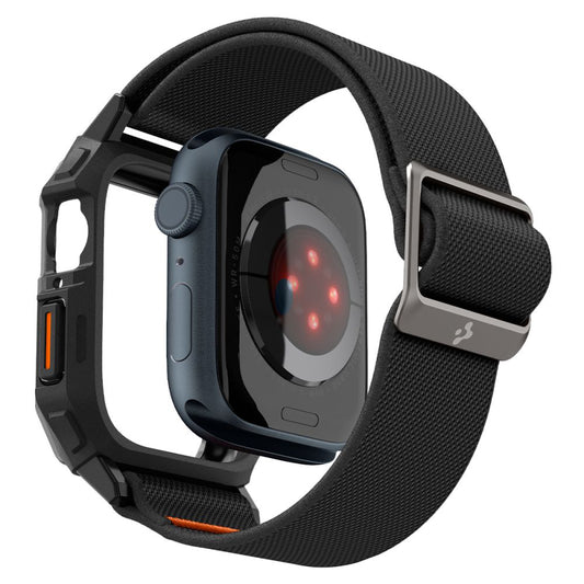 Spigen Lite Fit Pro deksel for Apple Watch 44mm Series, Matt Svart ACS07103