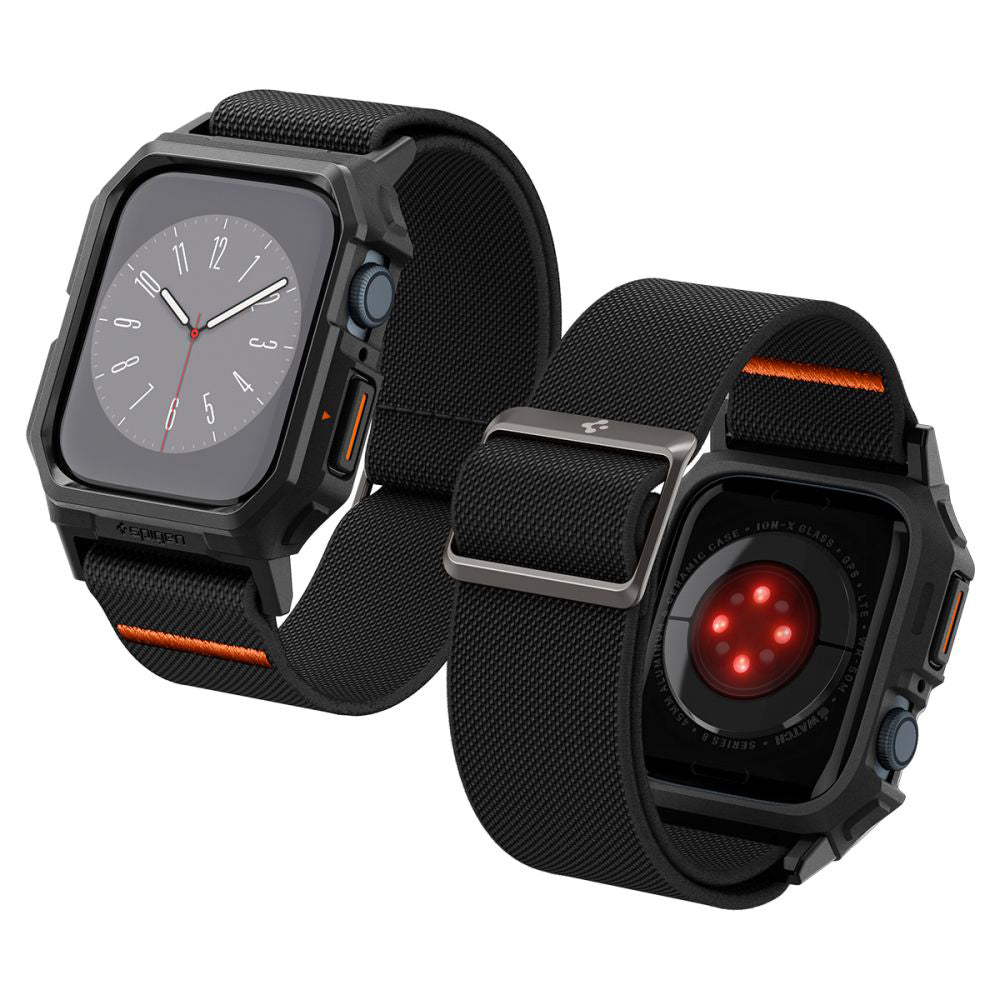 Spigen Lite Fit Pro deksel for Apple Watch 44mm Series, Matt Svart ACS07103