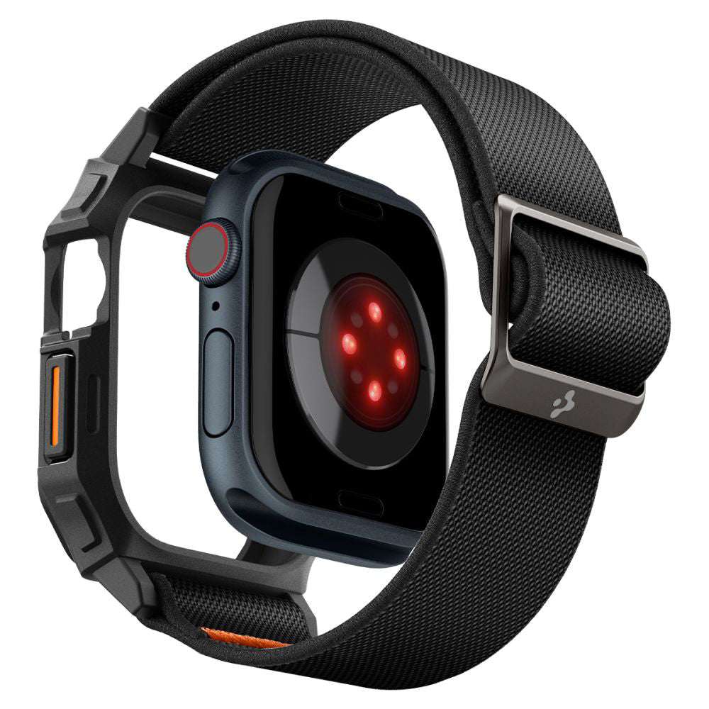 Spigen Lite Fit Pro deksel for Apple Watch Series 10 42mm, Matt Svart ACS08594