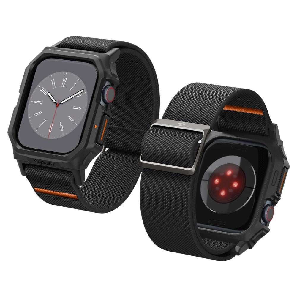 Spigen Lite Fit Pro deksel for Apple Watch Series 10 42mm, Matt Svart ACS08594
