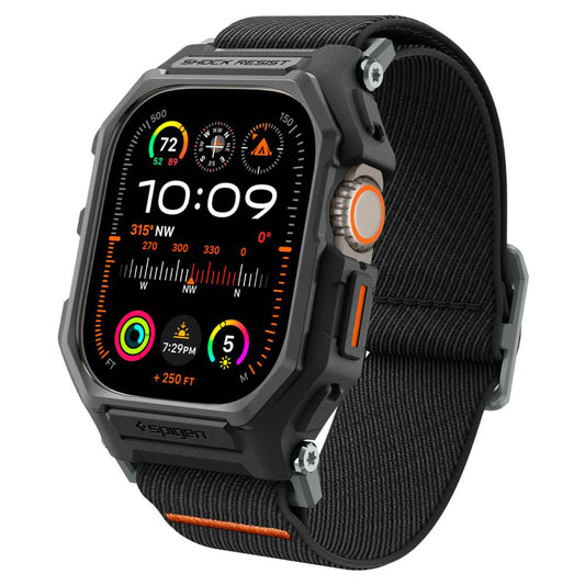 Spigen Lite Fit Pro-etui for Apple Watch Ultra Series, Matt svart ACS07104
