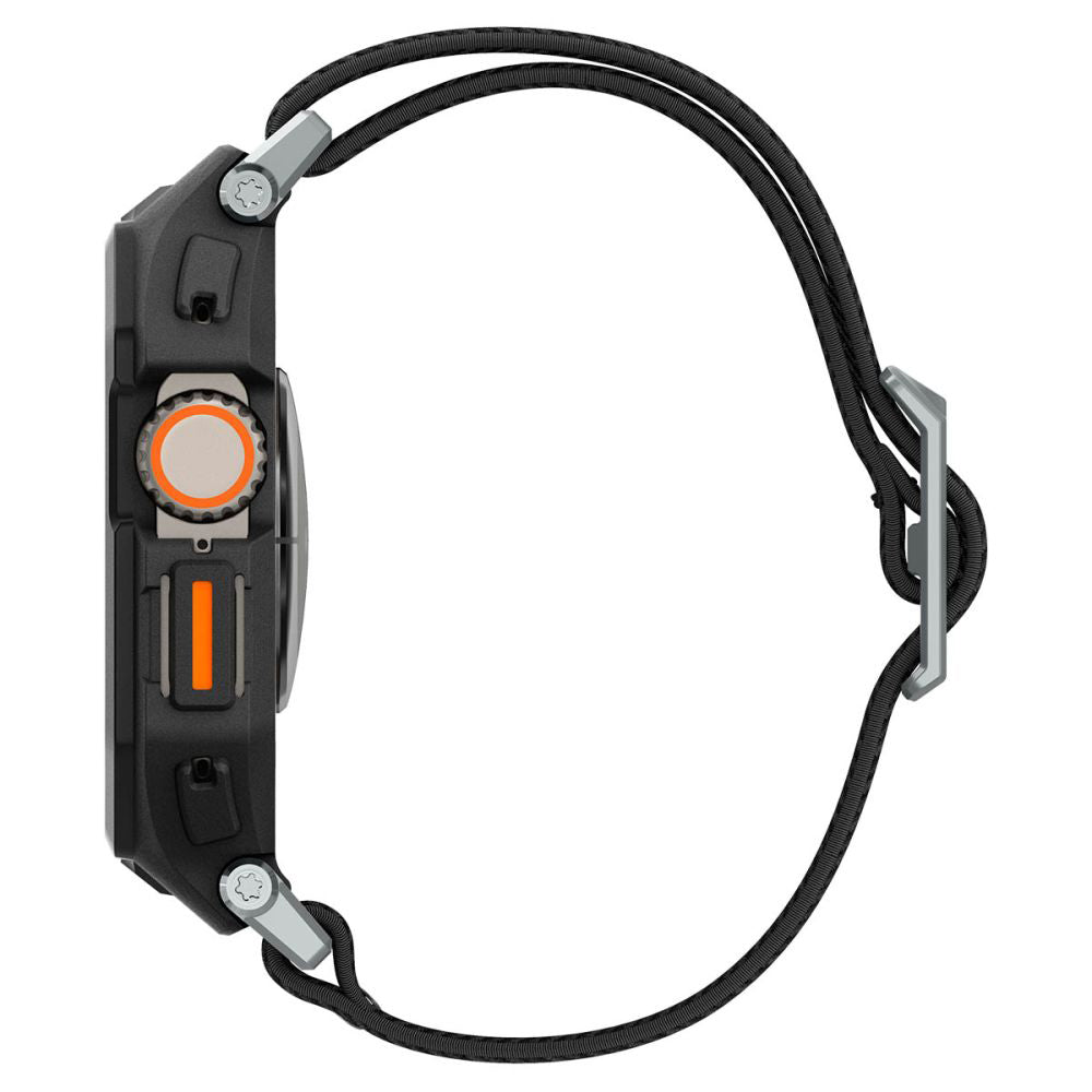Spigen Lite Fit Pro-etui for Apple Watch Ultra Series, Matt svart ACS07104