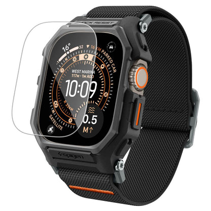 Spigen Lite Fit Pro-etui med skjermbeskytter for Apple Watch Ultra Series, matt svart ACS11415