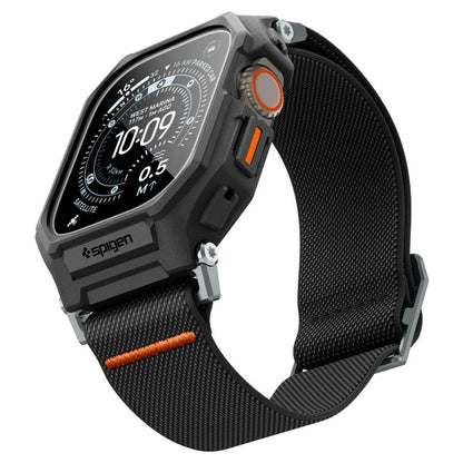 Spigen Lite Fit Pro-etui med skjermbeskytter for Apple Watch Ultra Series, matt svart ACS11415