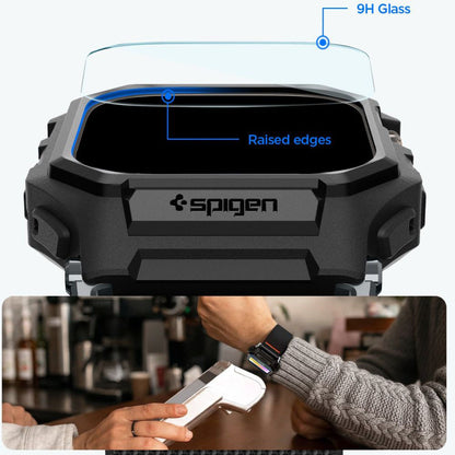 Spigen Lite Fit Pro-etui med skjermbeskytter for Apple Watch Ultra Series, matt svart ACS11415