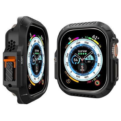 Spigen Lock Fit deksel for Apple Watch Ultra Series, Matt svart ACS06208