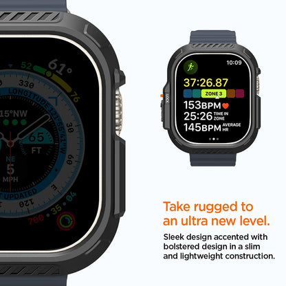 Spigen Lock Fit deksel for Apple Watch Ultra Series, Matt svart ACS06208