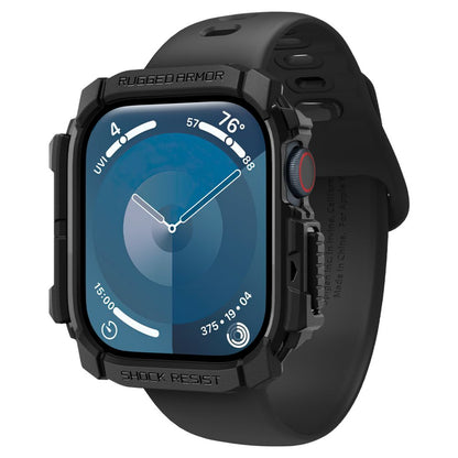 Spigen Rugged Armor deksel for Apple Watch Series 10 / 11 42mm, Svart ACS08585