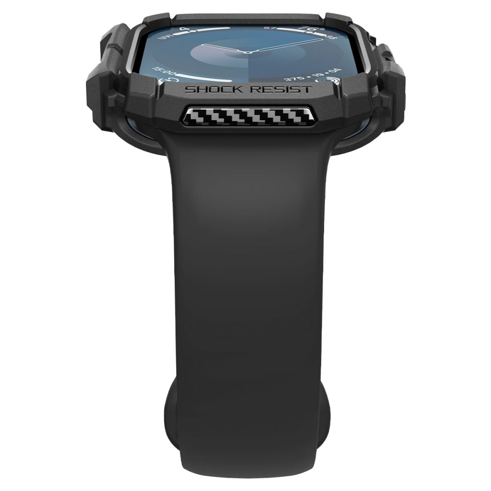 Spigen Rugged Armor deksel for Apple Watch Series 10 / 11 42mm, Svart ACS08585