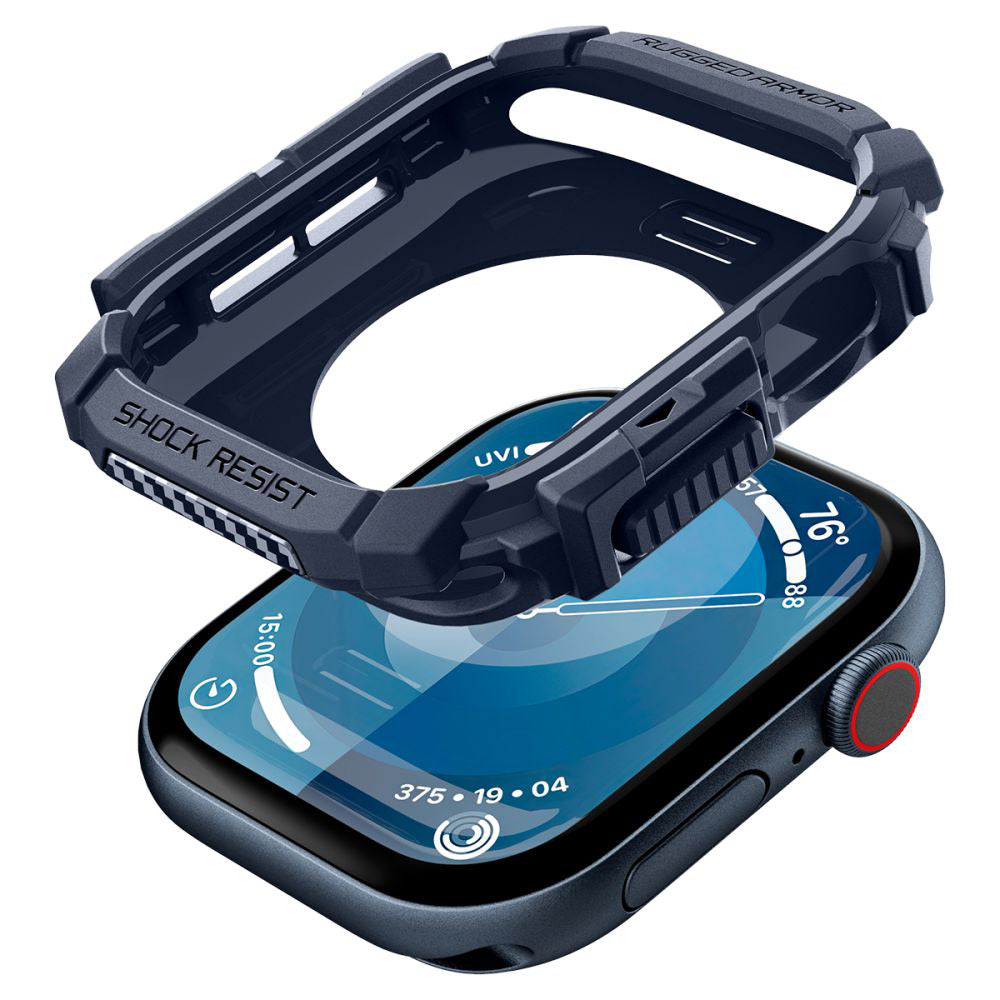 Spigen Rugged Armor deksel for Apple Watch Series 10 / 11 46mm, Marineblå ACS08599