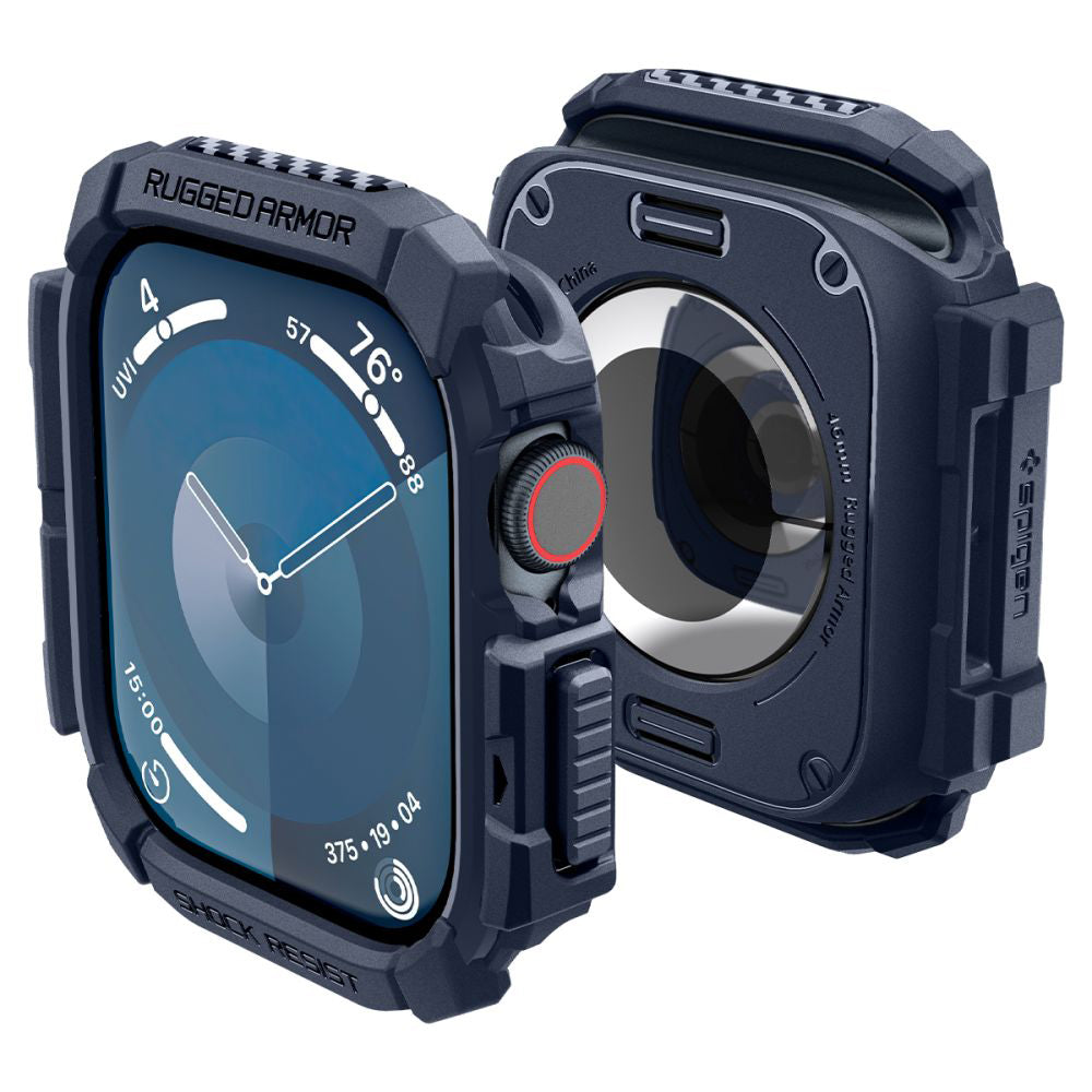 Spigen Rugged Armor deksel for Apple Watch Series 10 / 11 46mm, Marineblå ACS08599