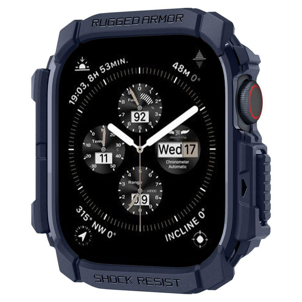 Spigen Rugged Armor deksel for Apple Watch Series 10 / 11 46mm, Marineblå ACS08599