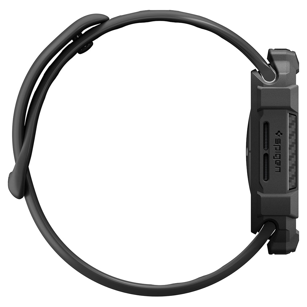 Spigen Rugged Armor-deksel til Apple Watch Series 12 42 mm, matt svart ACS11877