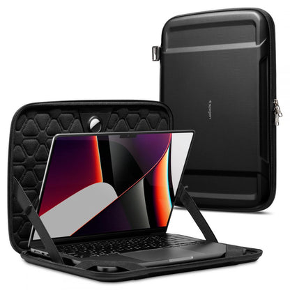 Spigen Rugged Armor-etui for bærbar PC 13 tommer - 14 tommer, svart AFA04270