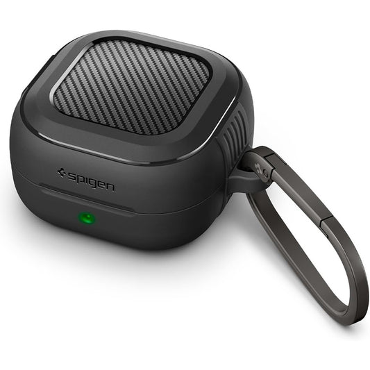 Spigen Rugged Armor deksel for Samsung Galaxy Buds4 / Buds4 Pro, Matt Svart ACS11200