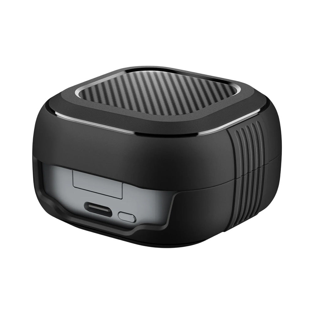 Spigen Rugged Armor deksel for Samsung Galaxy Buds4 / Buds4 Pro, Matt Svart ACS11200