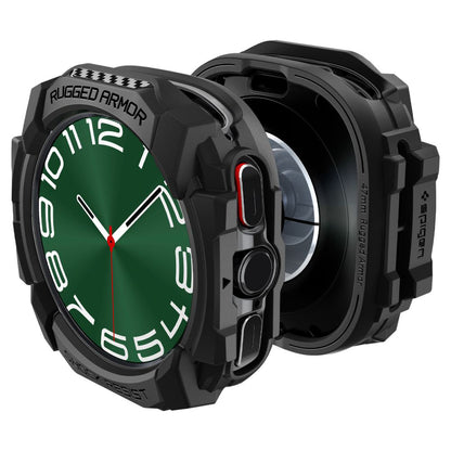 Spigen Rugged Armor deksel for Samsung Galaxy Watch Ultra, Svart