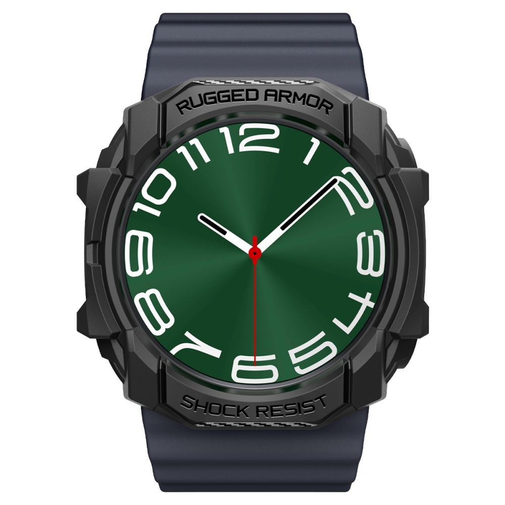 Spigen Rugged Armor deksel for Samsung Galaxy Watch Ultra, Svart