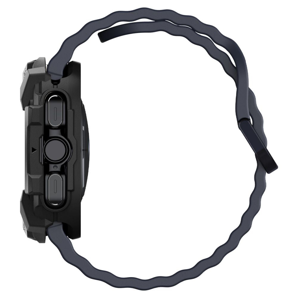 Spigen Rugged Armor deksel for Samsung Galaxy Watch Ultra, Svart