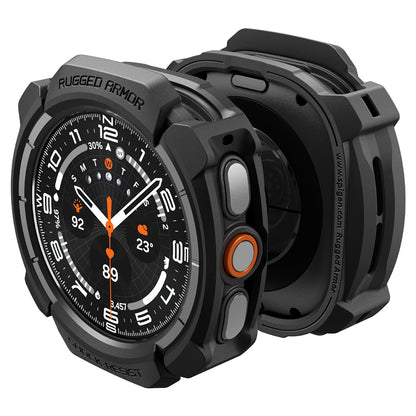 Spigen Rugged Armor deksel for Samsung Galaxy Watch Ultra2, matt svart ACS11611