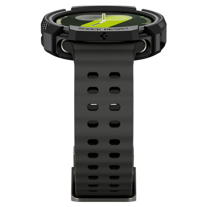 Spigen Rugged Armor deksel for Samsung Galaxy Watch8 40mm, Svart ACS10004