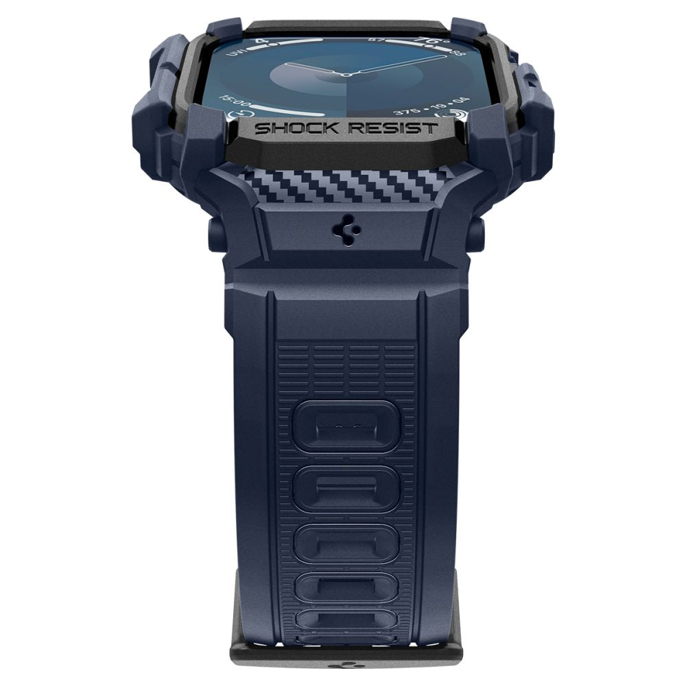 Spigen Rugged Armor Pro deksel for Apple Watch Series 10 / 11 46mm, Marineblå