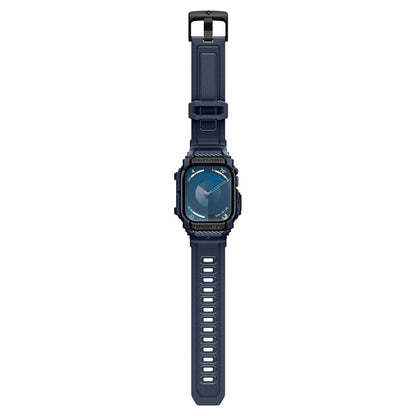 Spigen Rugged Armor Pro deksel for Apple Watch Series 10 / 11 46mm, Marineblå