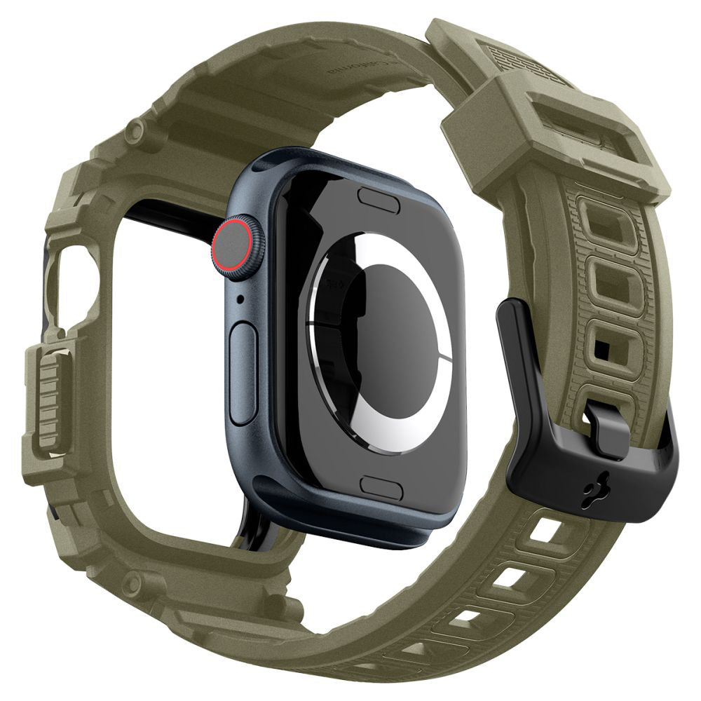 Spigen Rugged Armor Pro deksel for Apple Watch Series 10 46mm, Khaki ACS08608