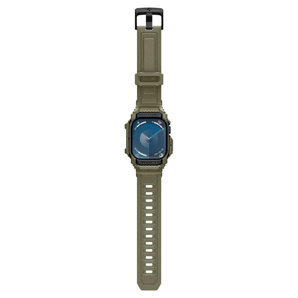Spigen Rugged Armor Pro deksel for Apple Watch Series 10 46mm, Khaki ACS08608