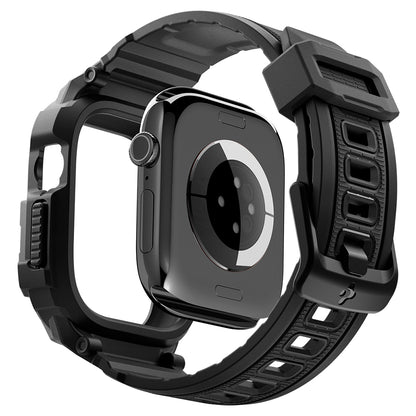Spigen Rugged Armor Pro deksel for Apple Watch Series 12 46mm, Matt svart ACS11894