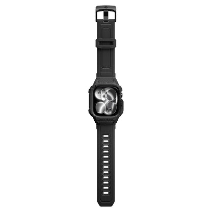 Spigen Rugged Armor Pro deksel for Apple Watch Series 12 46mm, Matt svart ACS11894