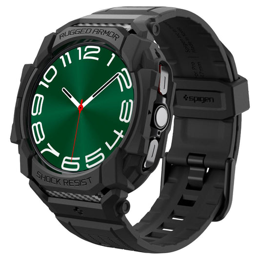 Spigen Rugged Armor Pro deksel for Samsung Galaxy Watch Ultra, svart ACS08427
