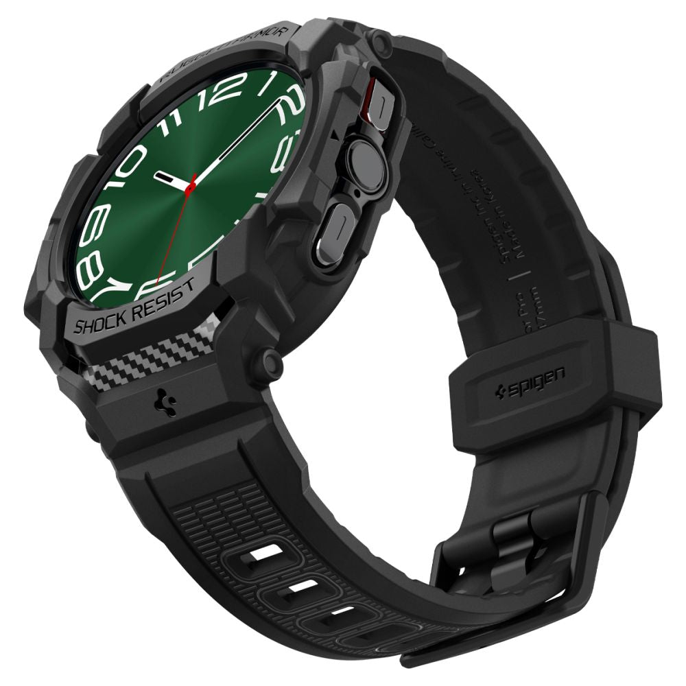 Spigen Rugged Armor Pro deksel for Samsung Galaxy Watch Ultra, svart ACS08427