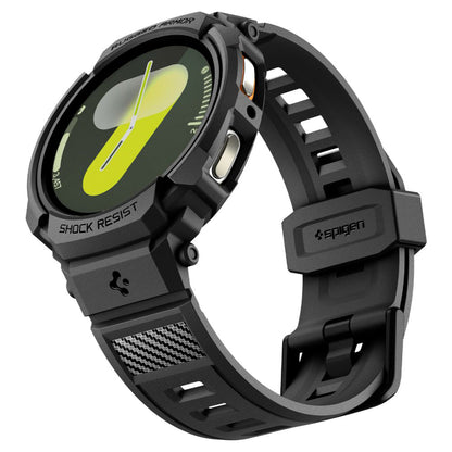 Spigen Rugged Armor Pro deksel for Samsung Galaxy Watch8 40mm, Matt Svart ACS10005