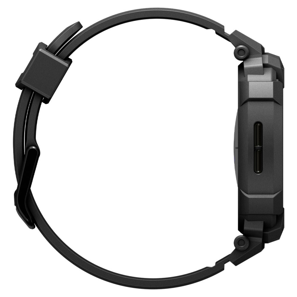 Spigen Rugged Armor Pro deksel for Samsung Galaxy Watch8 40mm, Matt Svart ACS10005