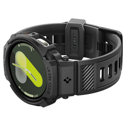 Spigen Rugged Armor Pro deksel for Samsung Galaxy Watch8 40mm, Matt Svart ACS10005