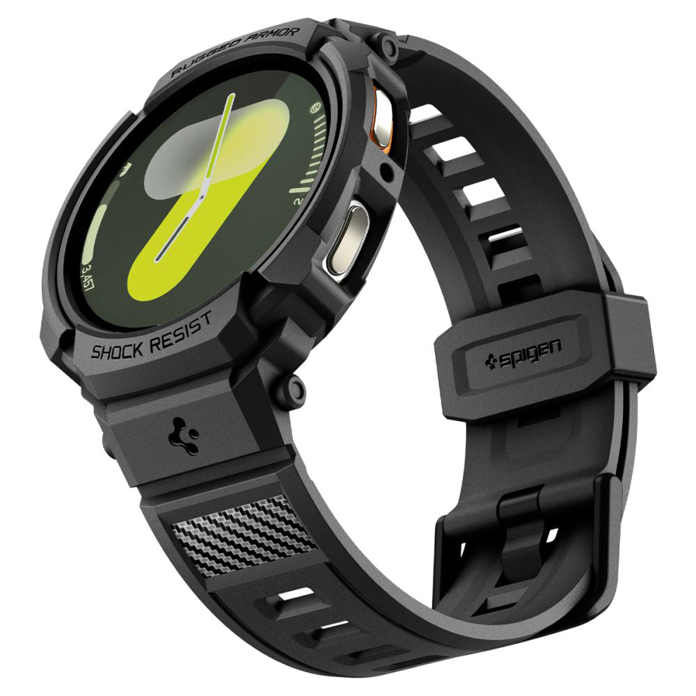 Spigen Rugged Armor Pro deksel for Samsung Galaxy Watch8 44mm, Svart ACS10007