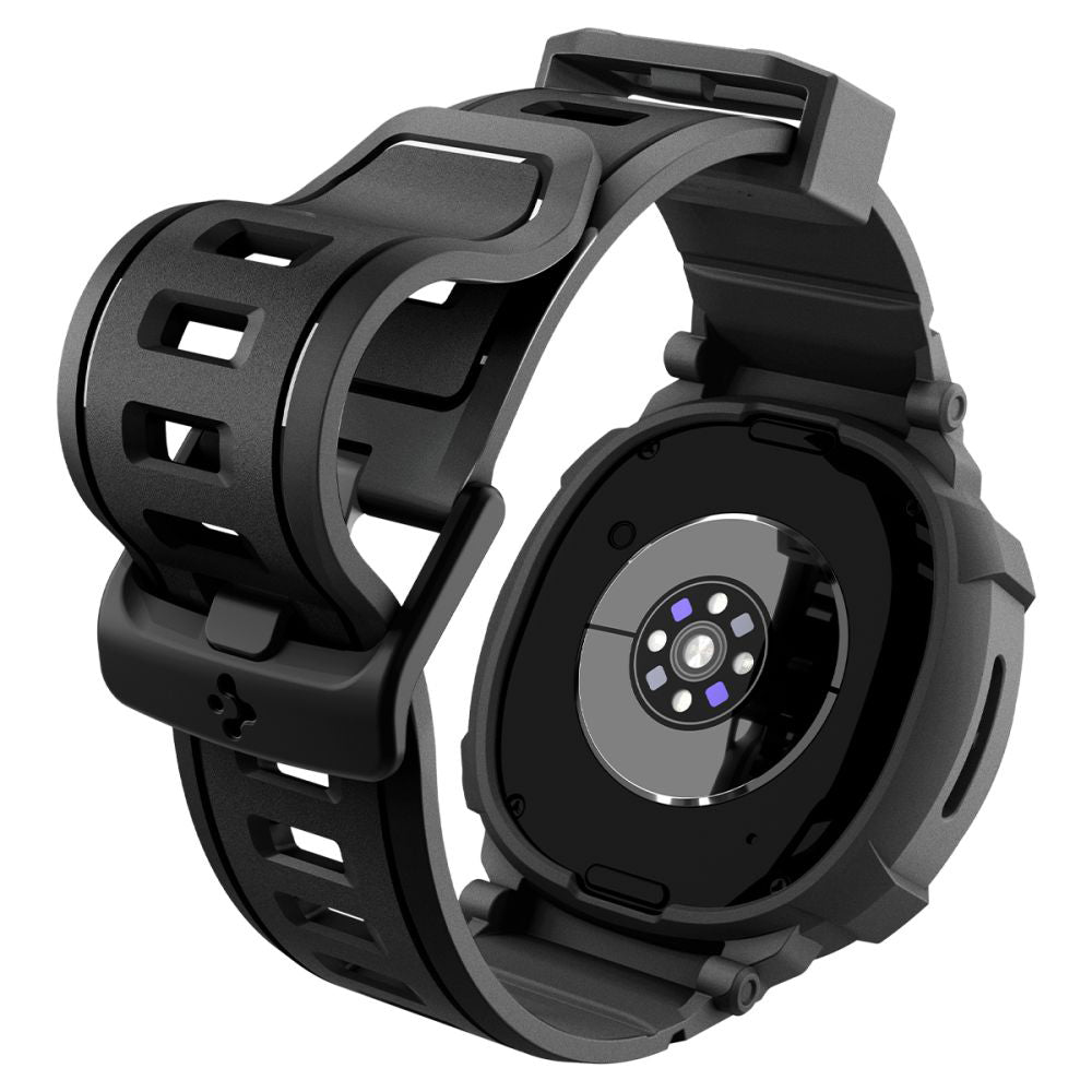 Spigen Rugged Armor Pro deksel for Samsung Galaxy Watch8 44mm, Svart ACS10007