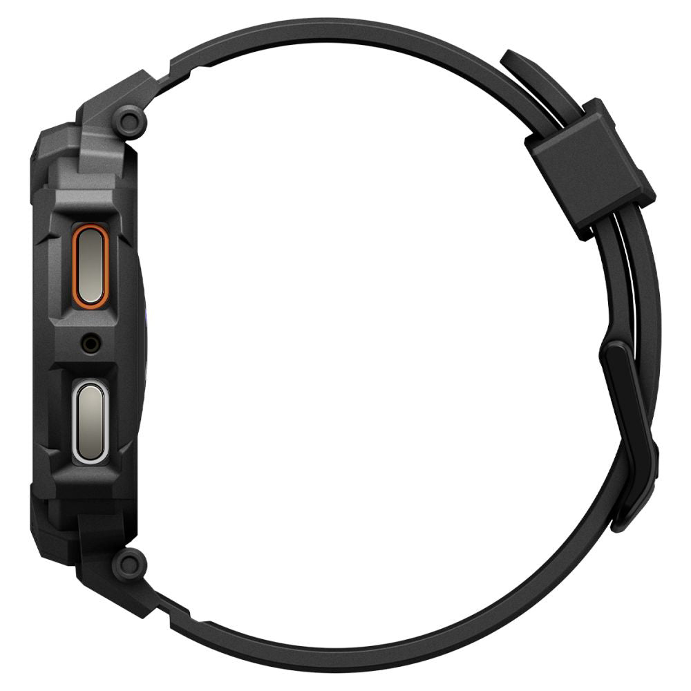 Spigen Rugged Armor Pro deksel for Samsung Galaxy Watch8 44mm, Svart ACS10007