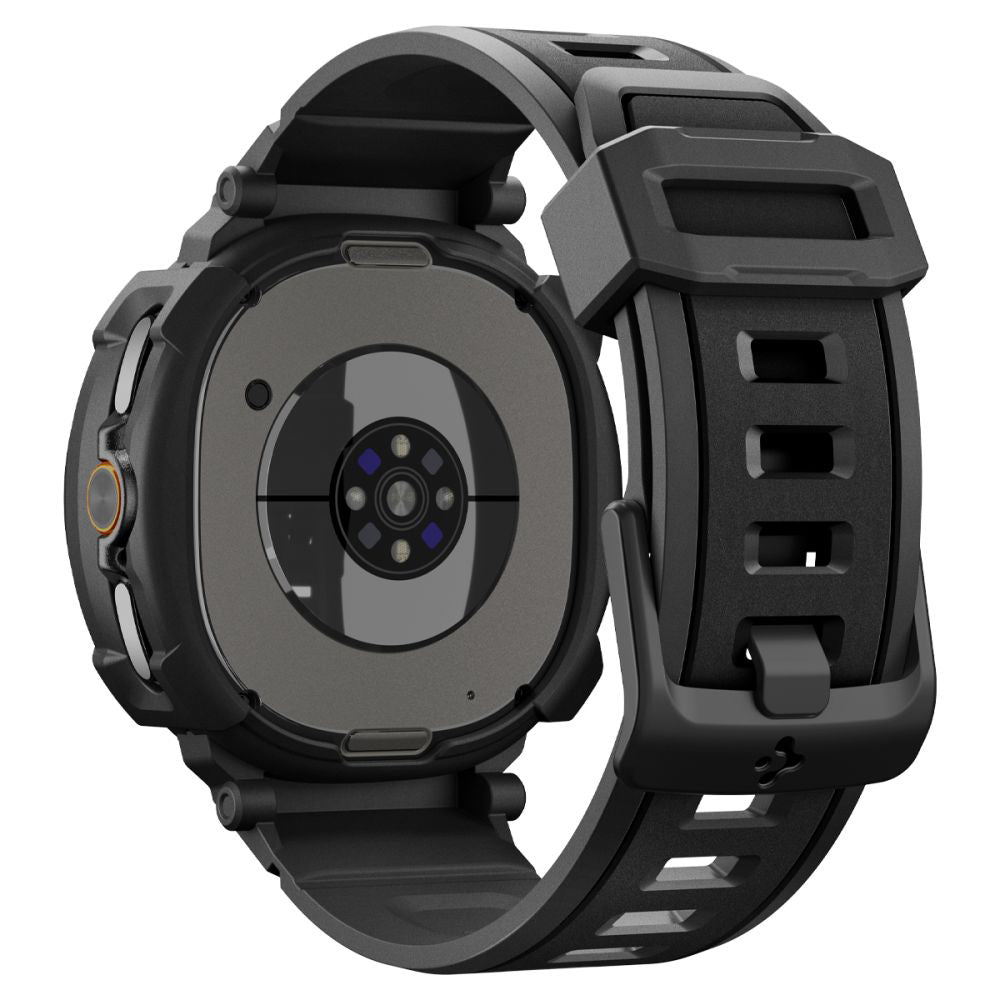 Spigen Rugged Armor Pro deksel for Samsung Galaxy Watch8 Classic, Matt Svart ACS10013