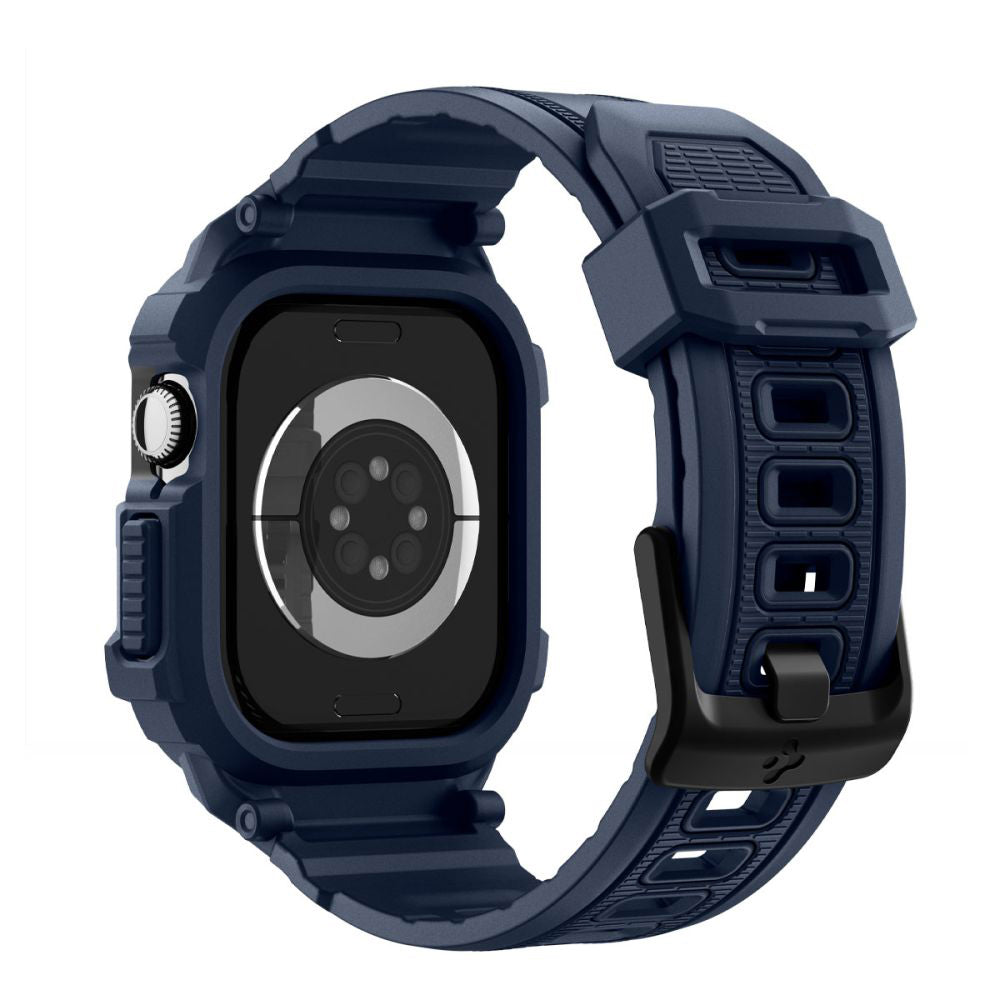 Spigen Rugged Armor Pro V2 deksel for Apple Watch Series 10 / 11 42mm, Marineblå ACS10495