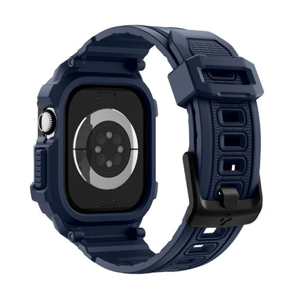 Spigen Rugged Armor Pro V2 deksel for Apple Watch Series 10 / 11 42mm, Marineblå ACS10495