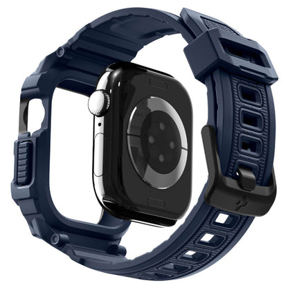 Spigen Rugged Armor Pro V2 deksel for Apple Watch Series 10 / 11 42mm, Marineblå ACS10495
