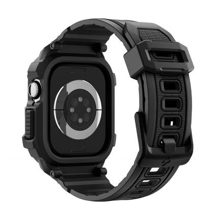 Spigen Rugged Armor Pro V2 deksel for Apple Watch Series 10 / 11 42mm, Matt Svart ACS10494