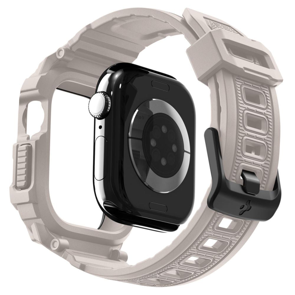 Spigen Rugged Armor Pro V2 deksel for Apple Watch Series 10 / 11 46mm, Beige ACS10506