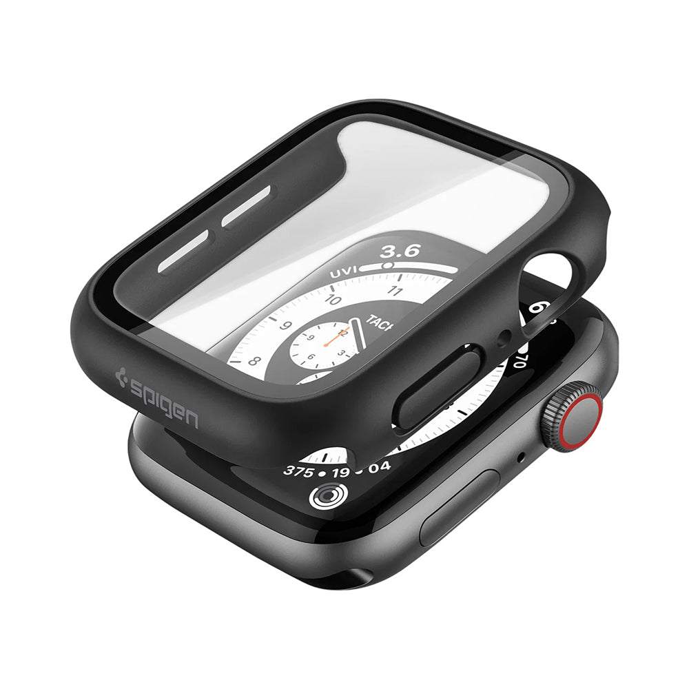 Spigen Thin Fit 360 deksel for Apple Watch Series 40mm, svart ACS11593