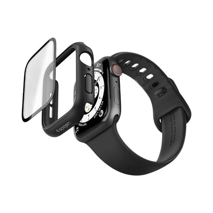 Spigen Thin Fit 360 deksel for Apple Watch Series 40mm, svart ACS11593